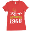 kings are born in 1968 Ladies Fitted T-Shirt