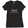 dad pancake maker Ladies Fitted T-Shirt