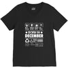 Born In December V-Neck Tee