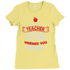 funny teacher Ladies Fitted T-Shirt