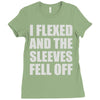 weight lifting gym fitness training Ladies Fitted T-Shirt