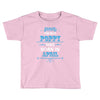The Best Papa Was Born In April Toddler T-shirt