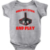 gaming hold and play Baby Bodysuit
