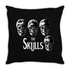 the skulls Throw Pillow
