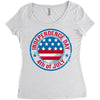 usa fourth of july Women's Triblend Scoop T-shirt