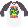 pizza party 3/4 Sleeve Shirt