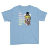 ski mood french bulldog Youth Tee