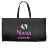 nana established 2017 Weekender Totes