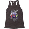 the god of creative juices Racerback Tank
