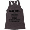 Super May Girl Racerback Tank