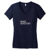 Make Herstory Women's V-Neck T-Shirt