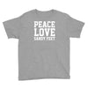 peace. love. sandy feet. Youth Tee