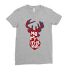 merry cristmas Ladies Fitted T-Shirt