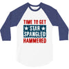 star spangled hammered 3/4 Sleeve Shirt