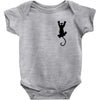Cat Pocket Baby Bodysuit
