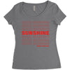 Good Morning Sunshine Women's Triblend Scoop T-shirt