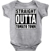 straight outta tomato town Baby Bodysuit