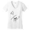 troye sivan signature Women's V-Neck T-Shirt
