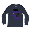 my dad was so brave god made him an angel Long Sleeve Shirts