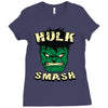 hulk smash Ladies Fitted T-Shirt