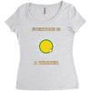 everyone is a winner Women's Triblend Scoop T-shirt