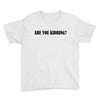 are you kidding Youth Tee