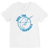 save the narwhales V-Neck Tee
