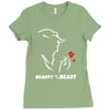 beauty and the beast Ladies Fitted T-Shirt