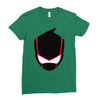 ninja mask on Ladies Fitted T-Shirt