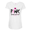 pink spread the hope Maternity Scoop Neck T-shirt