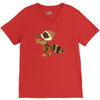 racoon V-Neck Tee