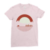 peaceful universe Ladies Fitted T-Shirt