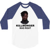 erik killmonger 3/4 Sleeve Shirt