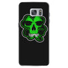 celtic green clover skull patch, irish biker patches Samsung Galaxy S7