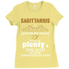 Sagittarius Hated By Many Wanted By Plenty Disliked By Some Confronted Ladies Fitted T-Shirt