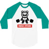 panda strong 3/4 Sleeve Shirt