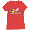 unicorn beach Ladies Fitted T-Shirt