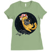 rebel cattack Ladies Fitted T-Shirt