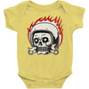 skull biker Baby Onesie