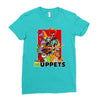 the muppets cartoon ideal birthday present or gift Ladies Fitted T-Shirt