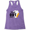 Butt Out Lung Cancer Awareness Racerback Tank
