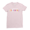 greeting from astroworld wish you were here white Ladies Fitted T-Shirt