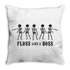 Floss Like A Boss Throw Pillow
