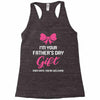 I'm Your Father's Day Gift Mom Says You're Welcome Baby Girl Racerback Tank