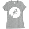 moon alien predator Ladies Fitted T-Shirt