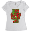funny ferry mucking christmas, ideal gift or christmas present. Women's Triblend Scoop T-shirt