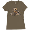 naughty boy Ladies Fitted T-Shirt