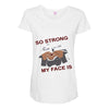my face Maternity Scoop Neck T-shirt