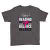 Reading Yoga Wine Balance Youth Tee