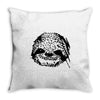 ask me why i'm lazy sloth! Throw Pillow